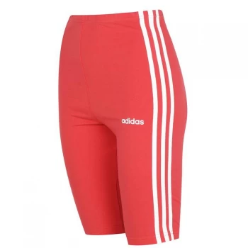 Image of adidas Essential 3S Shorts Womens - Wild Pink/White