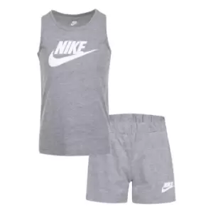 Image of Nike Club Shorts Set Infant Girls - Grey