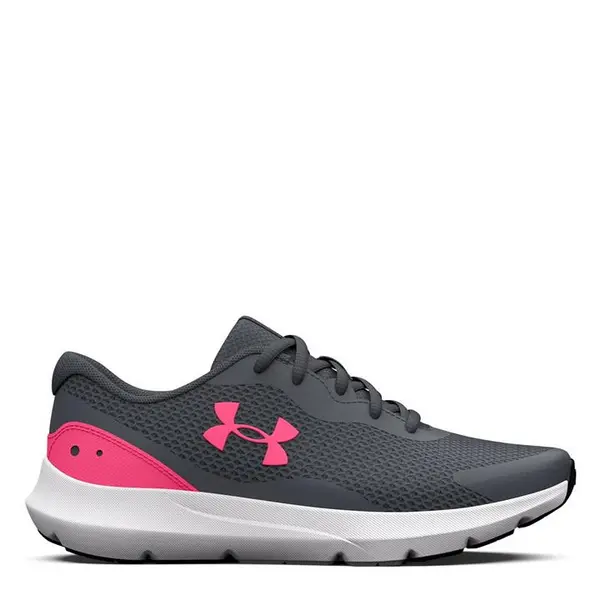 Image of Under Armour Surge 3 Junior Trainers - Grey 4