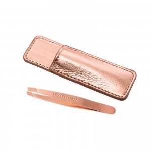 Image of Tweezerman Rose Gold Mini Slant Tweezer with Case