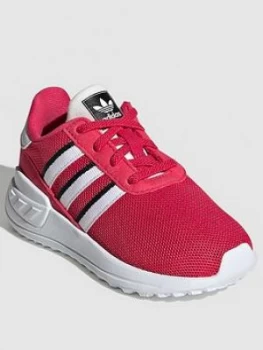 Image of Adidas Originals La Trainer Lite Infant Trainers - Pink/White