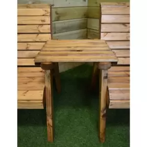 Image of Samuel Alexander - Hand Made Chunky Rustic Wooden Garden Furniture Straight Tray