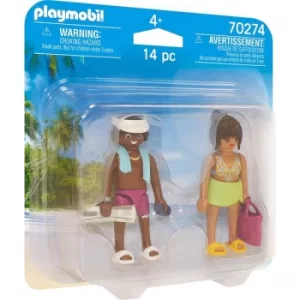 Image of Playmobil Duo Pack Vacation Couple Figures
