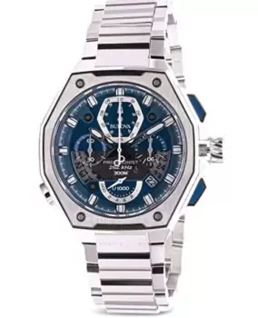 Image of Bulova Precisionist Blue Dial Steel Mens Watch 96B349 96B349