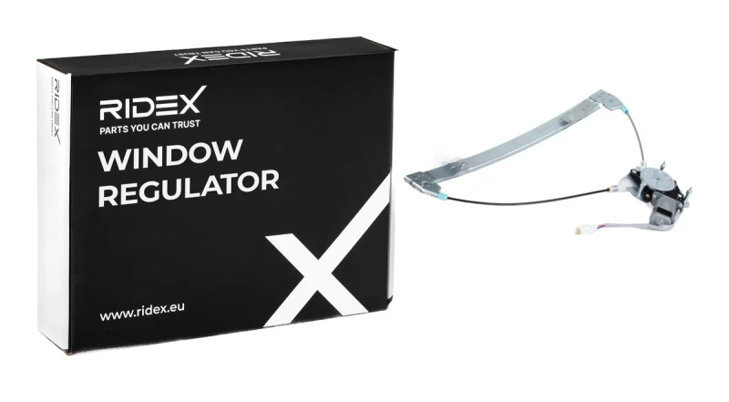 Image of RIDEX 1561W0118 Window regulator Left Front, Operating Mode: Electric, with electric motor Window Winder (1561)