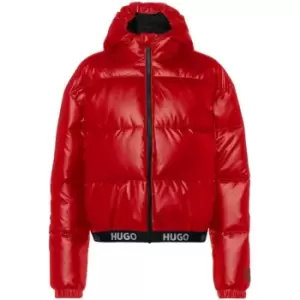Image of HUGO Faryne Puffer Jacket - Red