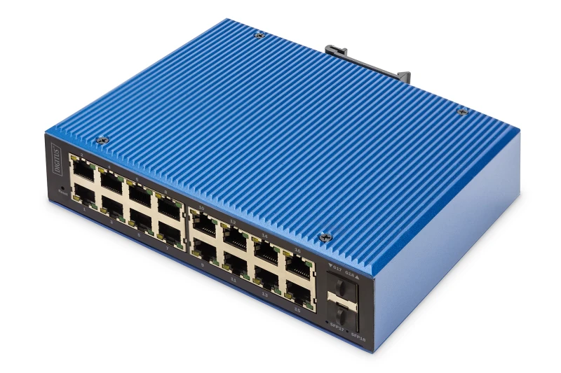 Image of Digitus Industrial 16+2 -Port L2 managed Gigabit Ethernet Switch