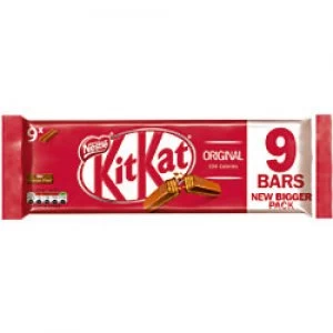 Image of Nestle KITKAT Original Chocolate Bar No Artificial Colours, Flavours or Preservatives 20.7g Pack of 9