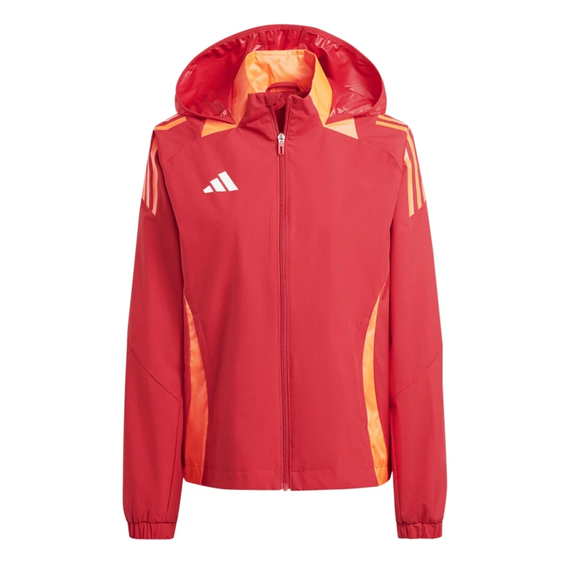 Image of adidas Womens Rain Anorak Power Red female 6 (XXS)