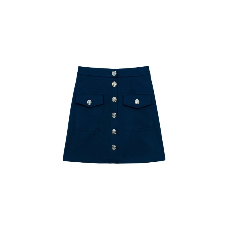 Image of La Petite Etoile Womens skirt La Petite Etoile Quinlan Bleu Female 38