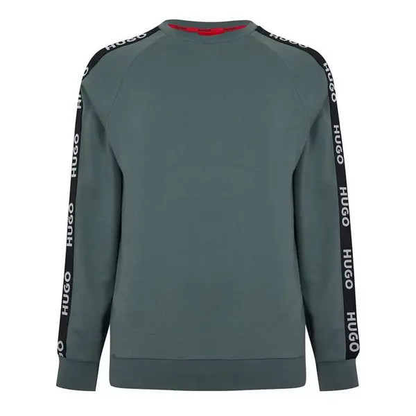 Image of Hugo Boss Lounge Sporty Logo Sweatshirt - Green L