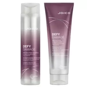 Image of Joico Defy Damage Shampoo & Conditioner Holiday Duo 300ml+250ml
