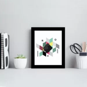 Image of SCT-034 Multicolor Decorative Framed MDF Painting