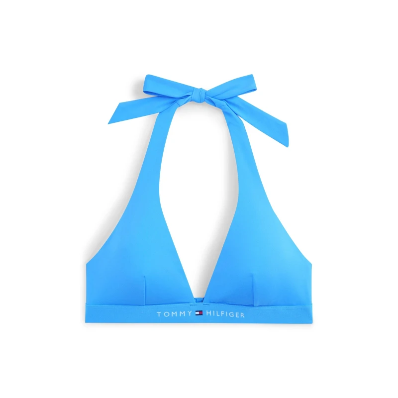 Image of Tommy Hilfiger THB Halter Tri Top Ld63 Copenhagen Blue female 8 (XS)