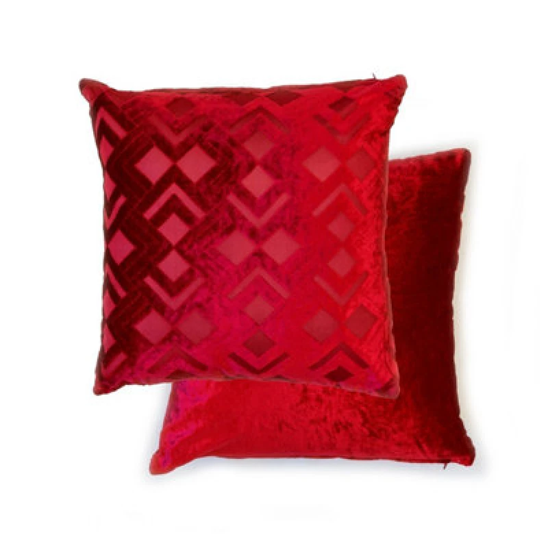 Image of Barcelona Cushion Cover In Red