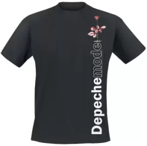 Image of Depeche Mode Violator Side Rose T-Shirt black