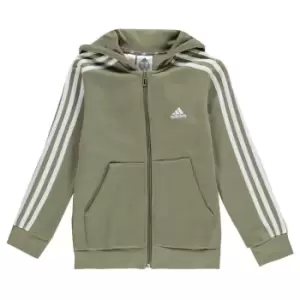 Image of adidas Essentials 3-Stripes Hoodie Kids - Green