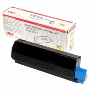 Image of OKI 42804545 Yellow Laser Toner Ink Cartridge