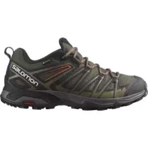 Image of Salomon XUltra 3 Prime GTX Mens Walking Shoes - Brown