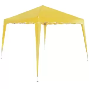 Image of Pop Up Gazebo Capri Yellow 3x3m