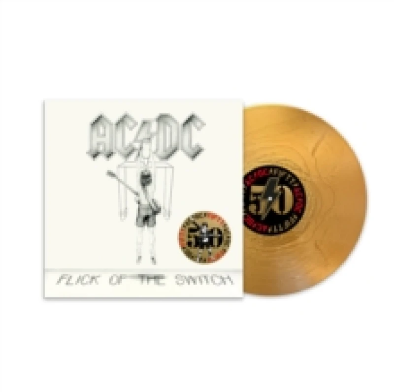 Image of Flick of the Switch (50th Anniversary Gold Vinyl) Vinyl