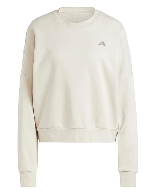 Image of Adidas adidas Small Logo Sweatshirt Cream Female 1X 20/22 ID05004
