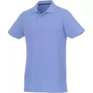 Image of Elevate Mens Helios Short Sleeve Polo Shirt (S) (Light Blue)