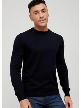 Image of Hugo Boss Pacas Knitted Jumper Navy Size L Men