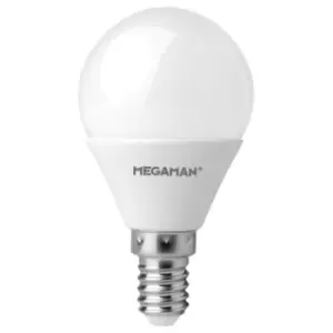 Image of Megaman 3.5W LED E14/SES Golf Ball Warm White 360° 250lm Dimmable - 145540