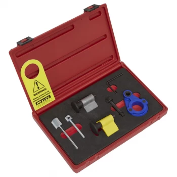 Image of Diesel Engine Timing Tool Kit 1.2D, 1.4D, 1.6D, 2.0D - VAG, Ford & Mitsubishi - Belt Drive