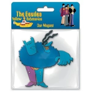Image of The Beatles - Yellow Submarine Chief Blue Meanie Rubber Magnet