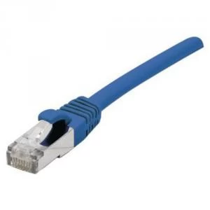 Image of Patch Cord RJ45 CAT.6a F/UTP LSZH Snagless Blue - 0.30 M Full Copper