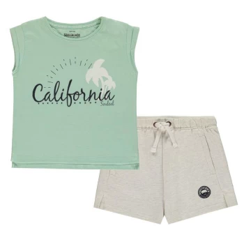 Image of SoulCal Short Set Junior Girls - Blue