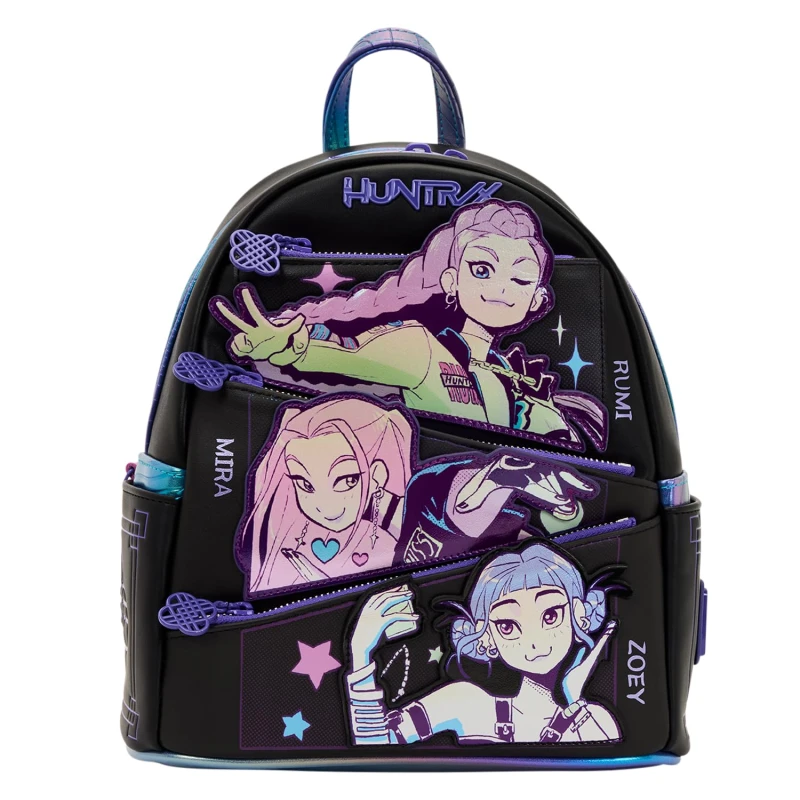 Image of Loungefly K-Pop Demon Hunters Huntrix Mini Backpack Merch