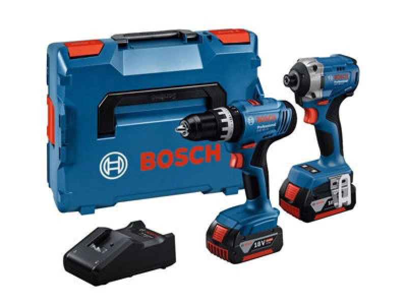 Image of Bosch 0615A5008D Professional Twin Pack 18V 2 X 4.0Ah Li-Ion Bsh615A5008D