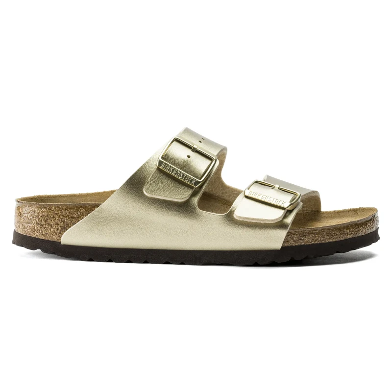 Image of Birkenstock Womens sandals Birkenstock Arizona Birko-Flor Dore Female 40 Etroit