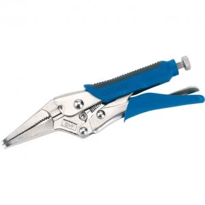 Image of Draper Soft Grip Long Nose Self Grip Pliers 165mm
