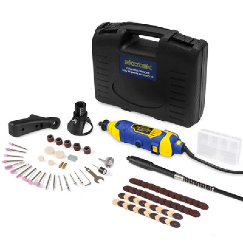 Image of SKOTEK 80pc Rotary Multi Tool Kit Variable Speed, Dremel Compatible & Storage Case - Skotek SKMT80
