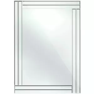 Image of Bevelled Edge Mirror with Double Line Frame - Premier Housewares