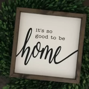 Image of KZM287 Brown White Black Decorative Framed MDF Painting