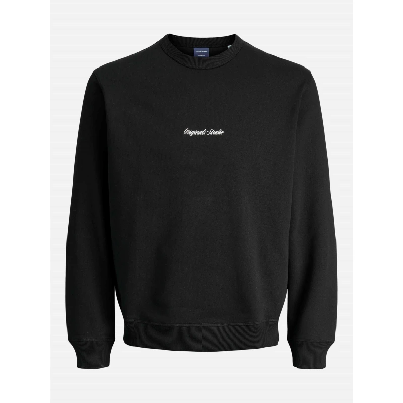 Image of Jack and Jones Norrebro Crew Sweat Mens Black male M