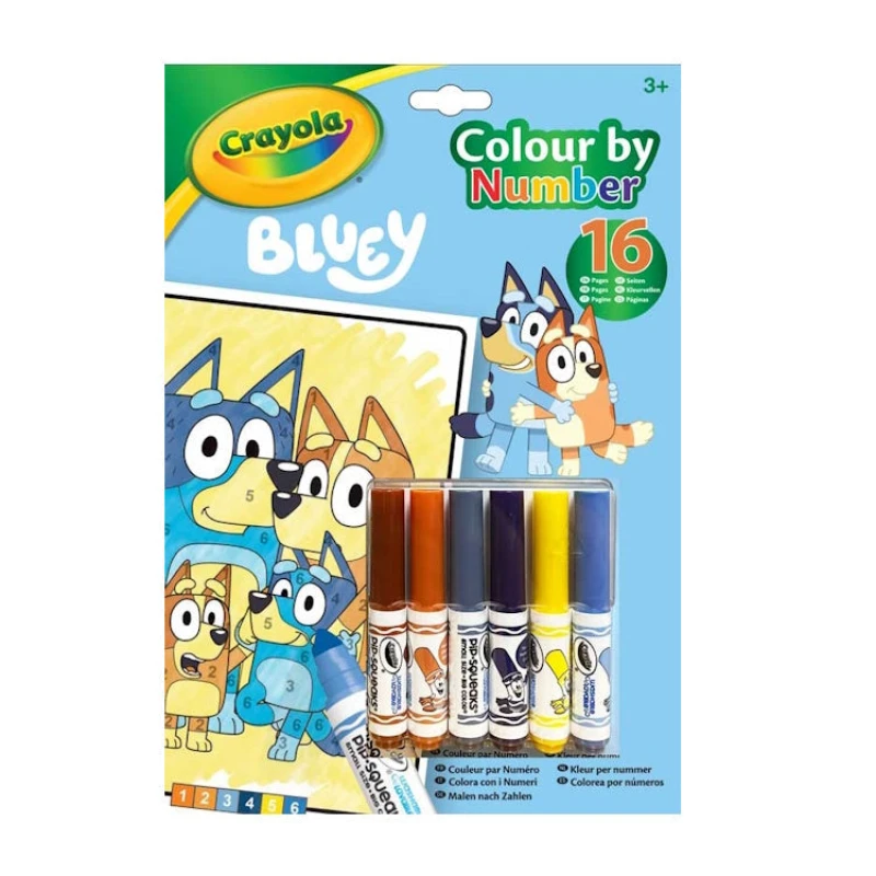 Image of Colour By Numbers Bluey