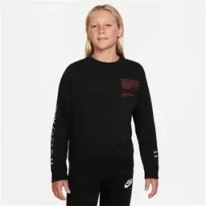 Image of Nike NSW Swoosh Crew Sweater Junior Boys - Black