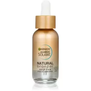 Image of Garnier Ambre Solaire Natural Bronzer Self-Tanning Drops for Face 30ml