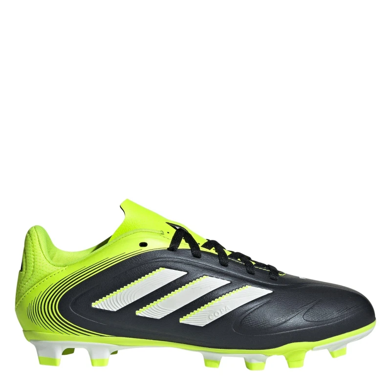 Image of adidas Copa Pure 3 Club Childrens Firm Ground Football Boots Black/Lemon male C13 (31.5)