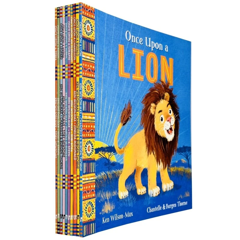Image of African Stories Children Collection 10 Books Set By Ken Wilson-Max (Once Upon a Zebra, Rhino, Leopard, Hyena) Ken Wilson-Max Books
