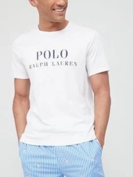 Image of Polo Ralph Lauren Large Logo Lounge T-Shirt - White
