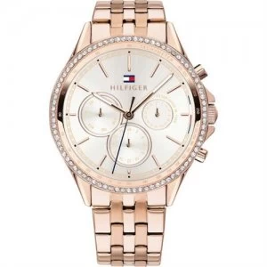 Image of Tommy Hilfiger Ladies Ari Rose Gold Plated Watch - 1781978
