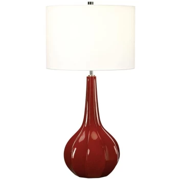 Image of Upton - 1 Light Table Lamp, E27 - Elstead