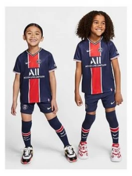 Image of Nike Little Kids Paris Saint-Germain 20/21 Home Kit